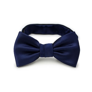 Dark Navy Kids Bow Tie | Boys Bow Tie in Navy | Navy Blue Toddler Bow Tie (fits ages 2-6)