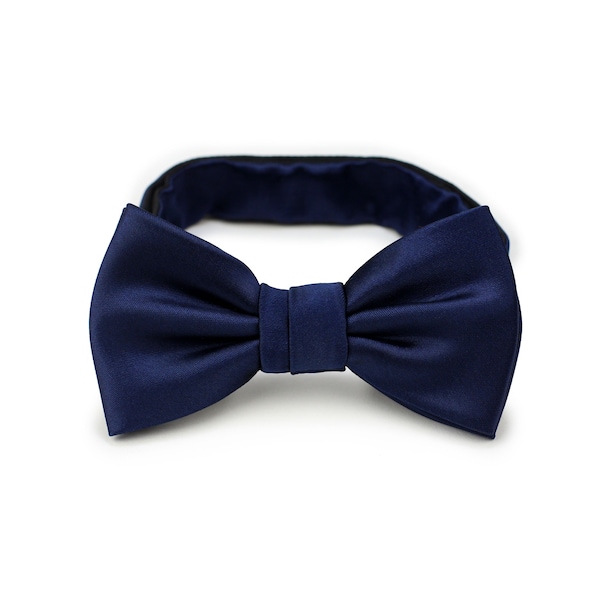 Navy Blue Bow Tie - Etsy