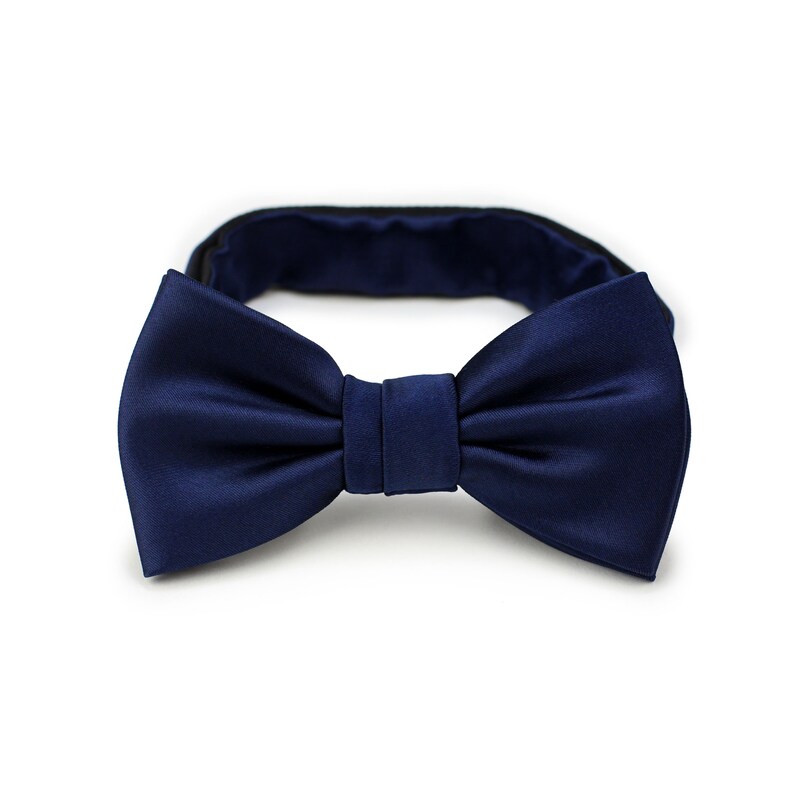 Dark Navy Kids Bow Tie Boys Bow Tie in Navy Navy Blue Etsy