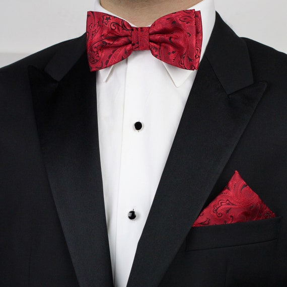 Men's Red Ties, Bow Ties & Pocket Squares