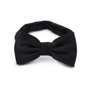 Black Kids Tie Solid Black Boys Necktie Kids Sized Tie in Solid Black ...