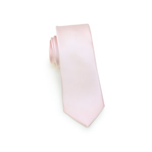 Kids Blush Necktie | Blush Pink Tie for Boys (fits ages 5-12)
