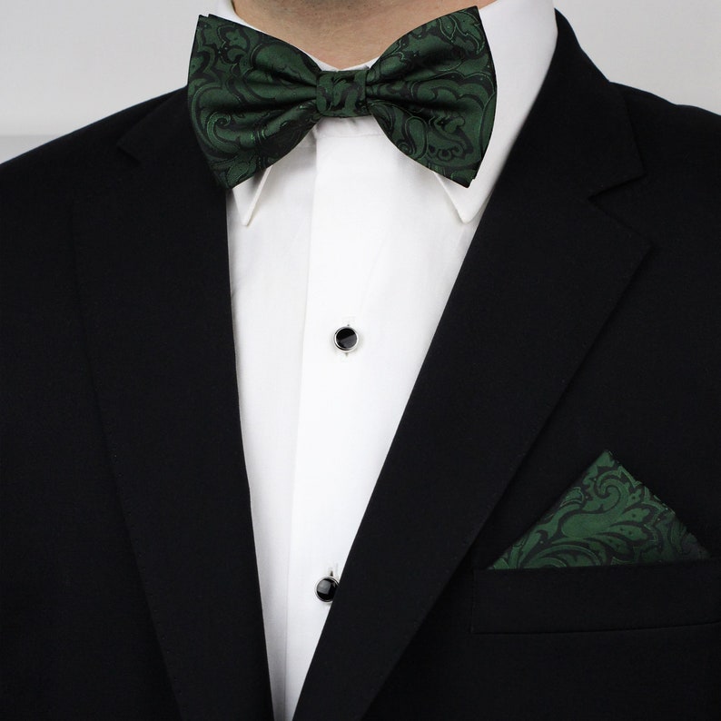 Forest Green Paisley Pocket Square Elegant Mens Suit Etsy Forest Green Paisley Pocket Square Elegant Mens Suit Etsy