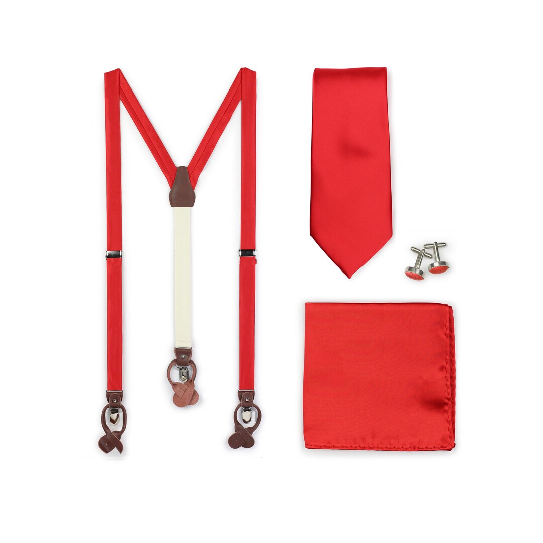suspender tie set