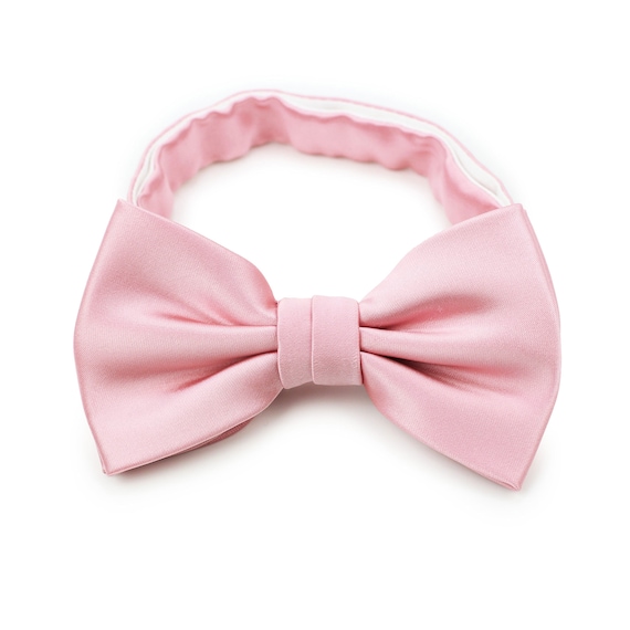 Petal Pink Bow Tie Formal Wedding Bow Tie in Petal Pink | Etsy