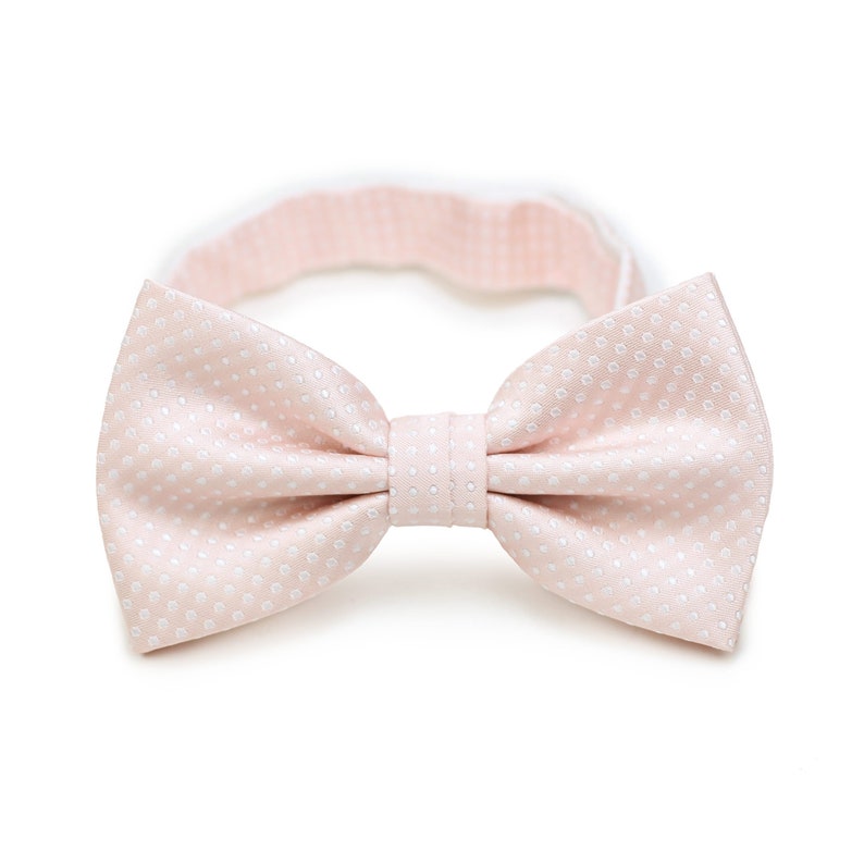 Wedding Bow Tie Blush Pink Bowtie For Groom Groomsmen Etsy