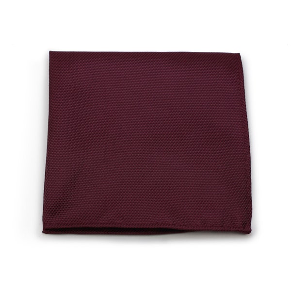 Pocket Square Burgundy Etsy