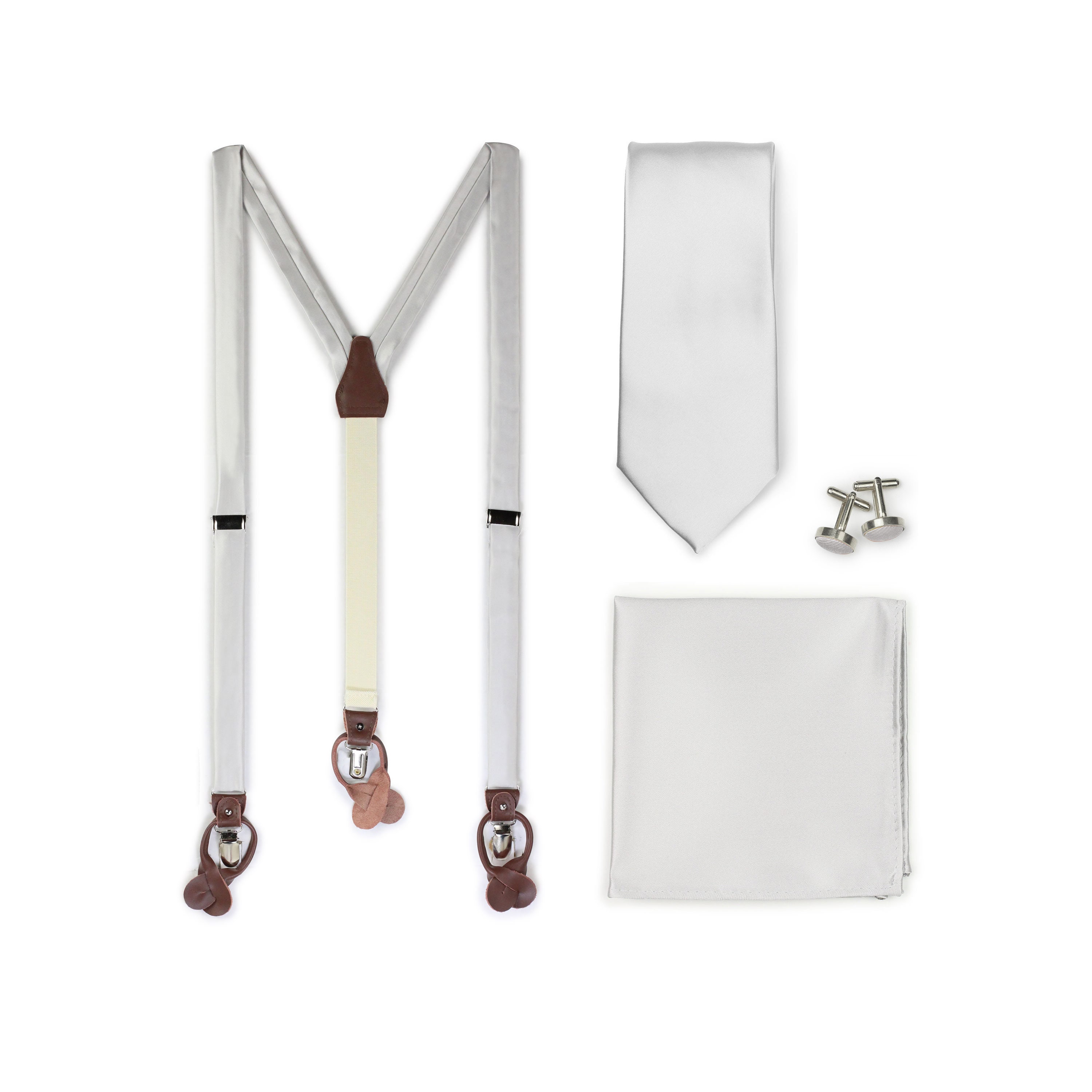 mens bow tie and suspender set