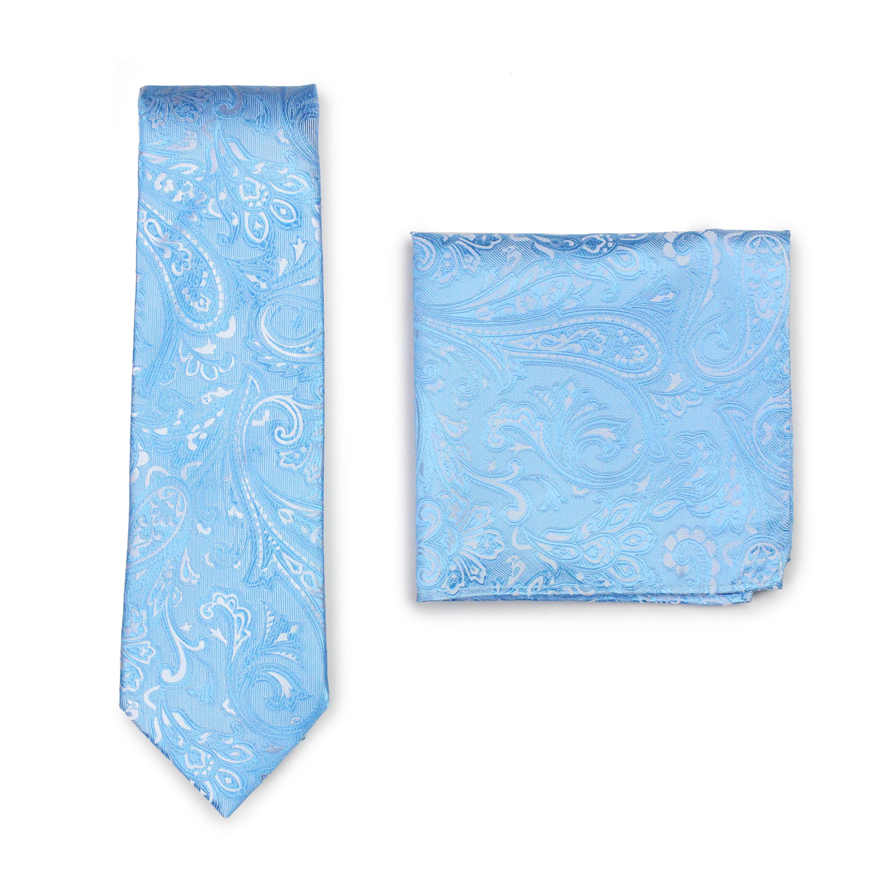 sky blue colour tie