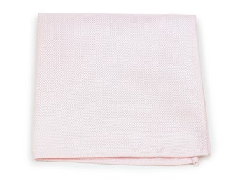 Matte Finish Pocket Square Blush Pink / Microtexture Weave Pocket Square en Solid Blush Pink / Wedding Hanky en Blush (10 x 10 pulgadas)