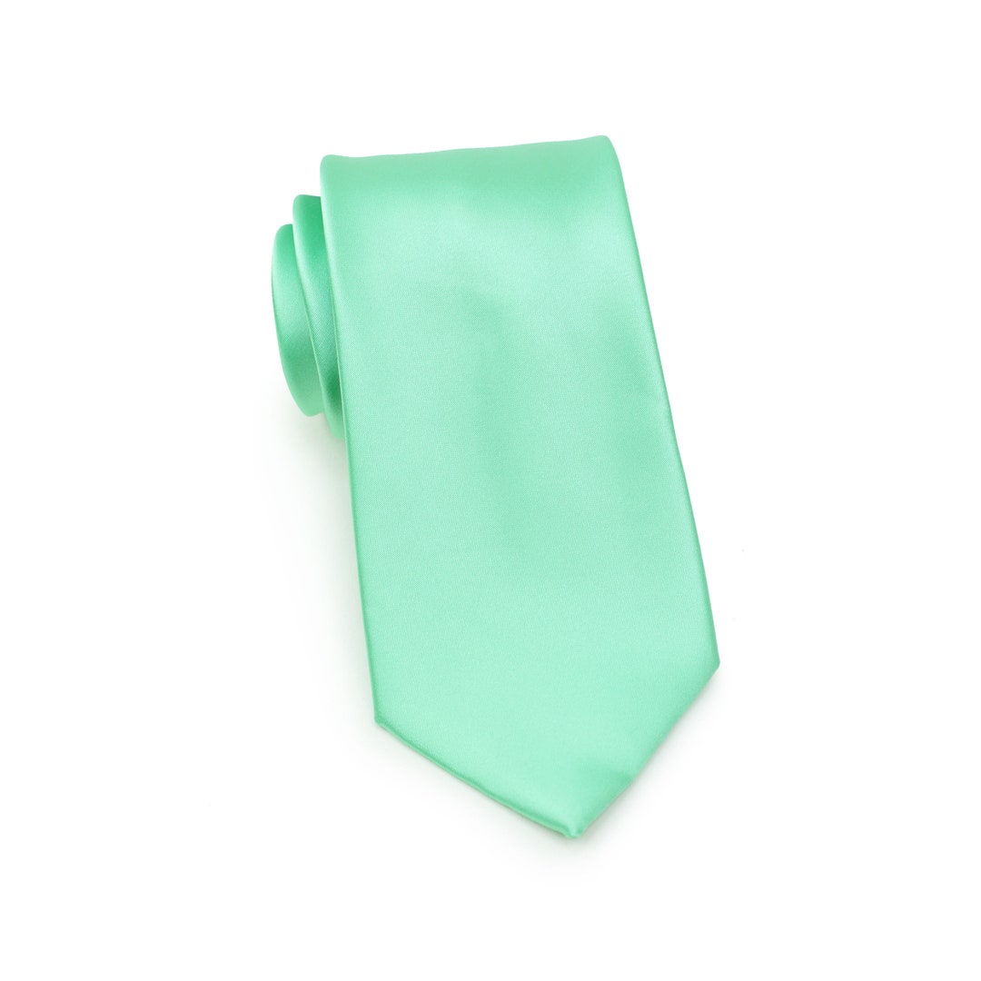 XL Length Mint Green Tie Extra Long Necktie in Mint Green Etsy