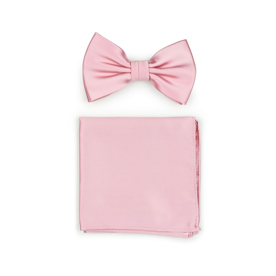 Necktie & Cummerbund R Availailable <TARTAN>Pink/White Hankie >Matching Bow tie 