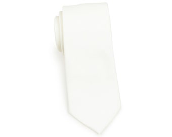 Skinny Tie in Vanilla Cream | Skinny Necktie in Vanilla Cream