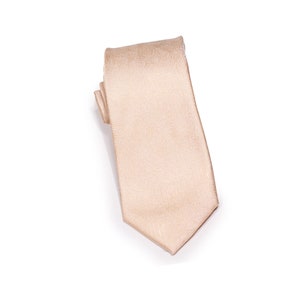 Woodgrain Texture Tie in Golden Wheat - Modern Golden Wheat Wedding Necktie