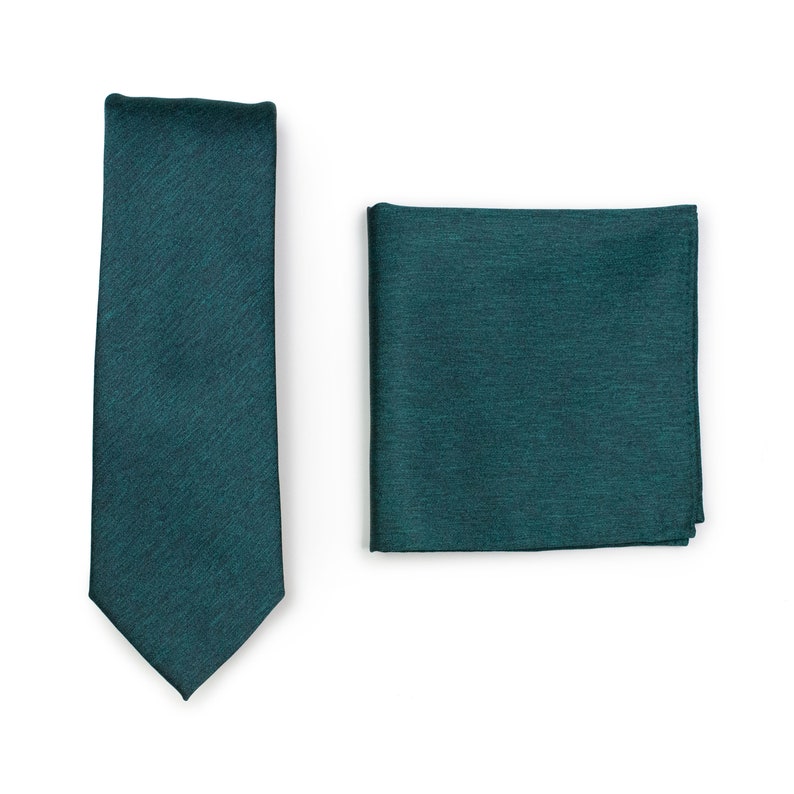Dark Green Skinny Tie Matte Woolen Necktie in Dark Gem Green Etsy