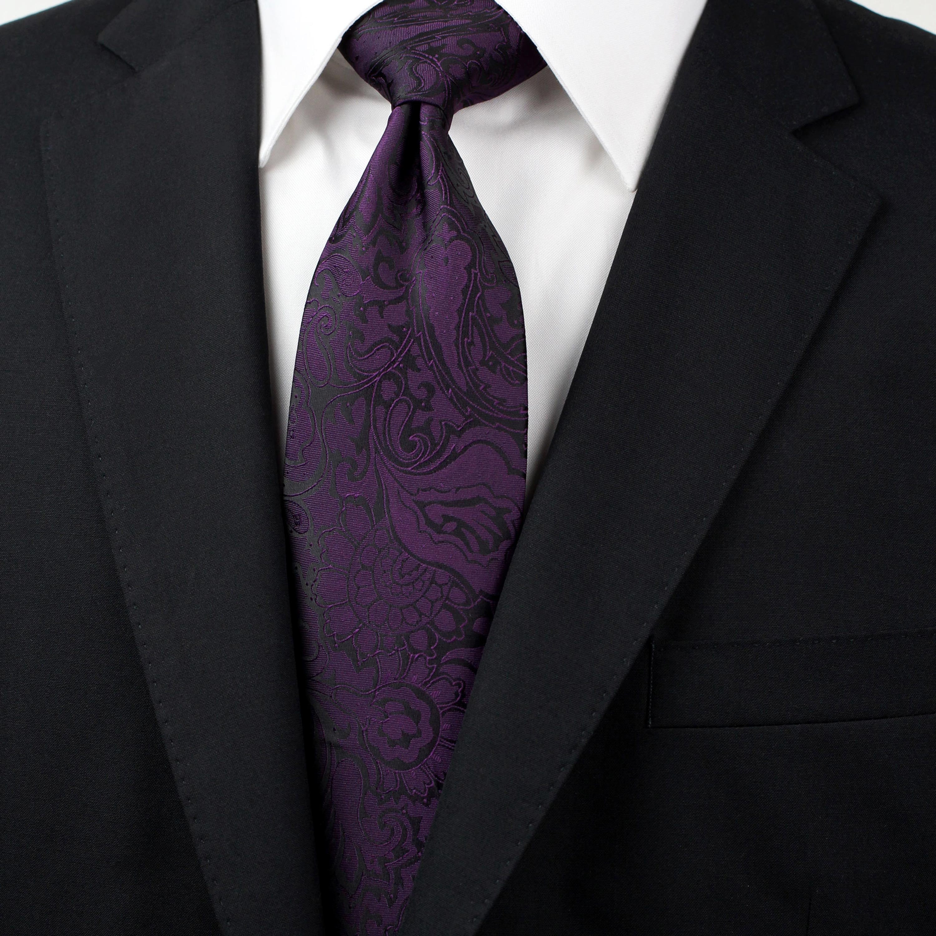 mens plum tie