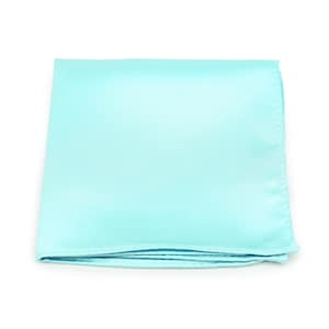 Pool Pocket Square | Formal Pool Blue Men&#39;s Pocket Square | Suit Pocket Square in Aqua Blue for Weddings (10 x 10 inches)