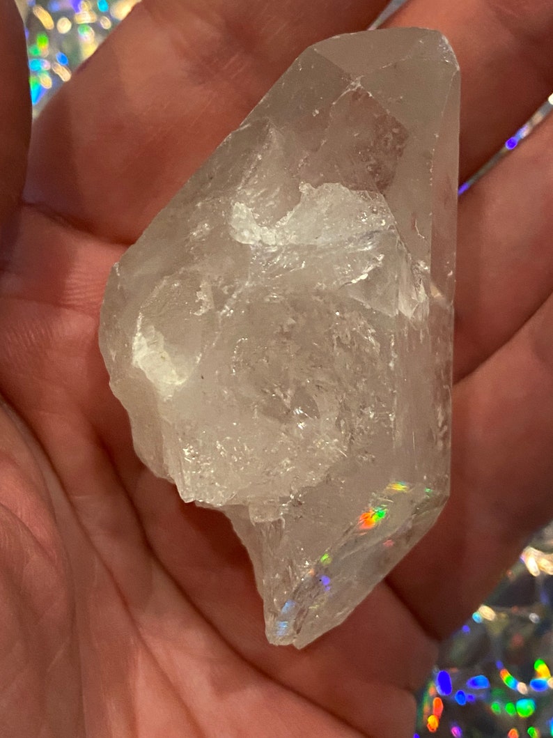 From Brazil MEDIUM Clear Quartz Crystal Points-1-12\u201d-2\u201d LOT of 4