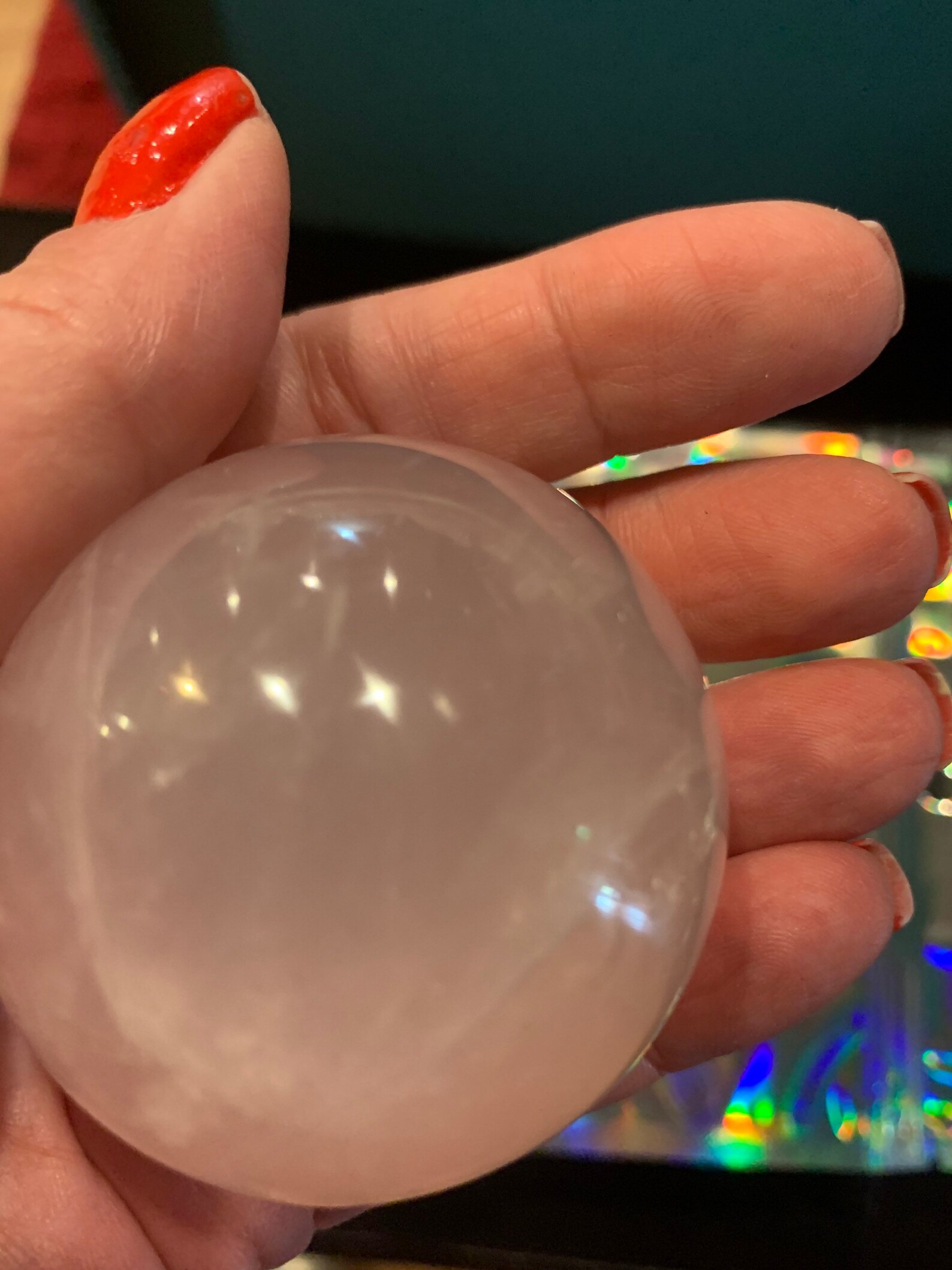 Beautiful Authentic Rose Quartz Crystal Ball 45mm Sphere in Etsy