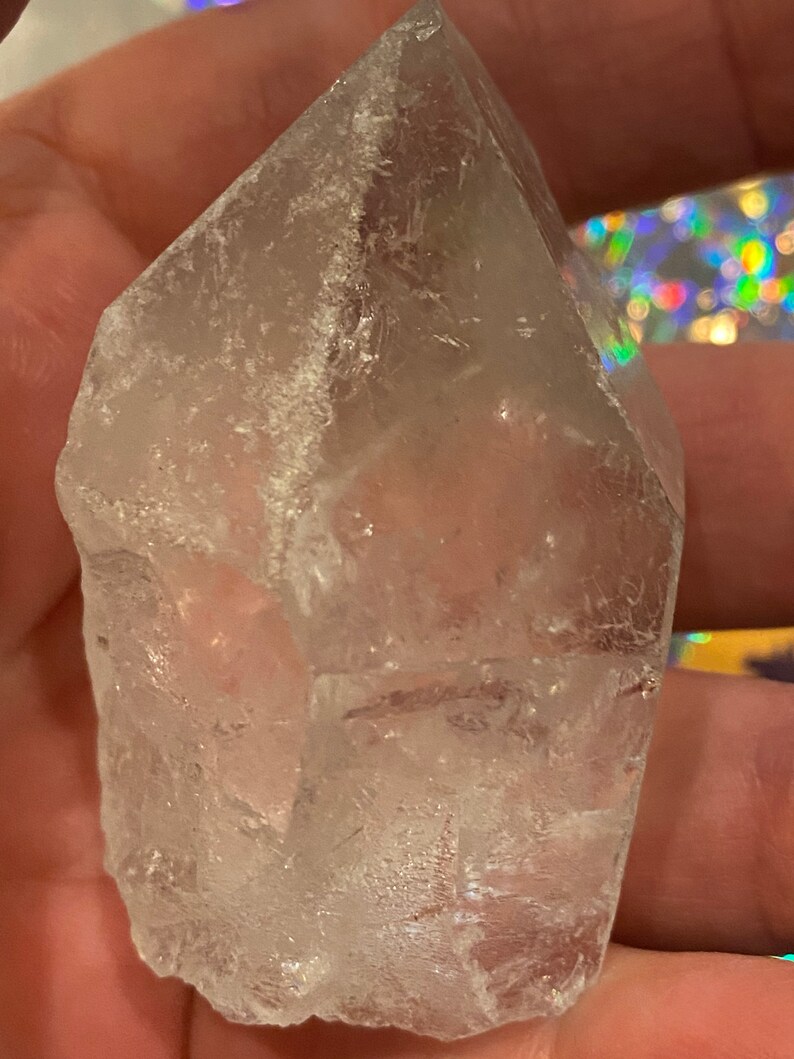 From Brazil MEDIUM Clear Quartz Crystal Points-1-12\u201d-2\u201d LOT of 4