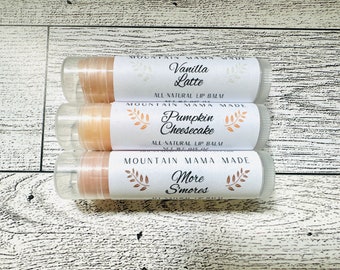 All Natural Lip Balm || Handmade Chapstick || Scented Lip Balm || Lipcare Moisturizer