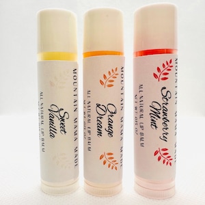 All Natural Lip Balm || Handmade Chapstick || Scented Lip Balm || Lipcare Moisturizer