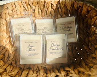 Soy Wax Candle Melts: Handpoured Wax Cubes, 2.5 ounces