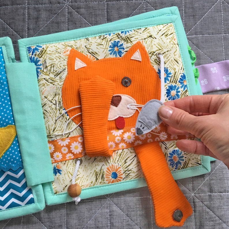 Toddler Quiet Book Quiet Toys First Interactive Book Etsy