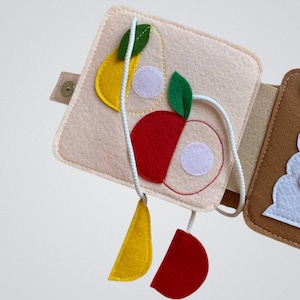 Montessori Baby Toys, Creative Quiet Book with Baby&#39;s Name