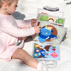 Montessori Quiet Book: Custom Felt Activity Book for Toddlers