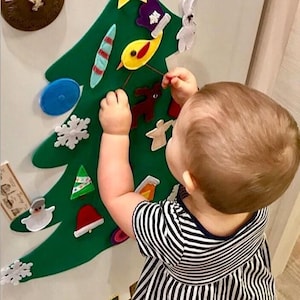 Personalized Felt Christmas Tree for Toddlers: Fun Holiday Activity
