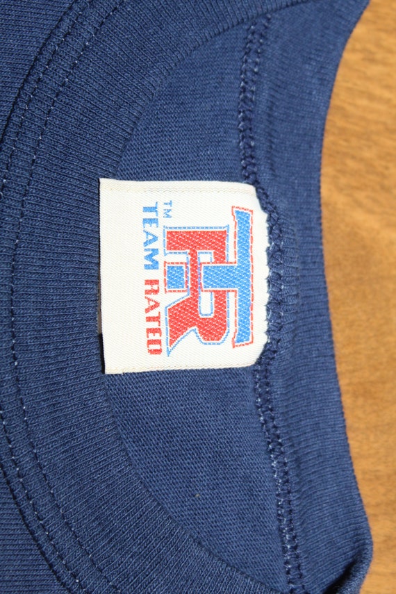 Vintage 1995 Chicago Bears Blue T Shirt Kids Size… - image 4