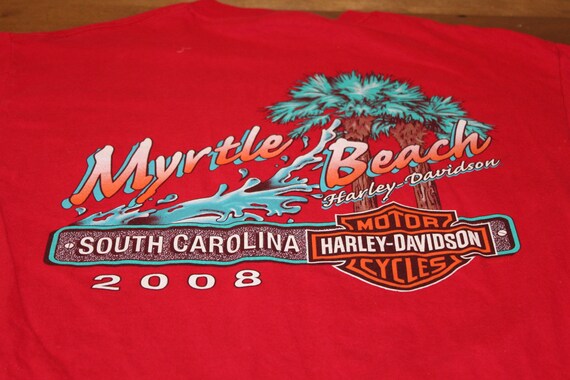 red harley davidson shirt