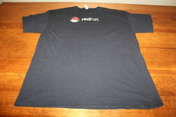 Red Hat Linux OS Operating System T-Shirt | Black… - image 2