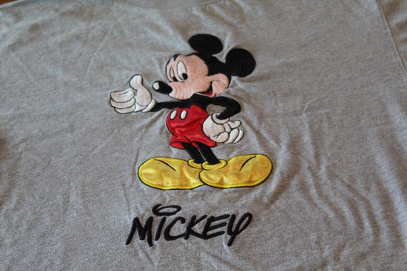 Vintage Disney Mickey, Inc Embroidered Mickey Mou… - image 1