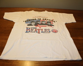 1994 The Beatles 30周年記念 アップルプロモーション バンドT Vintage the Beatles 30th Anniversary Coming to America T
