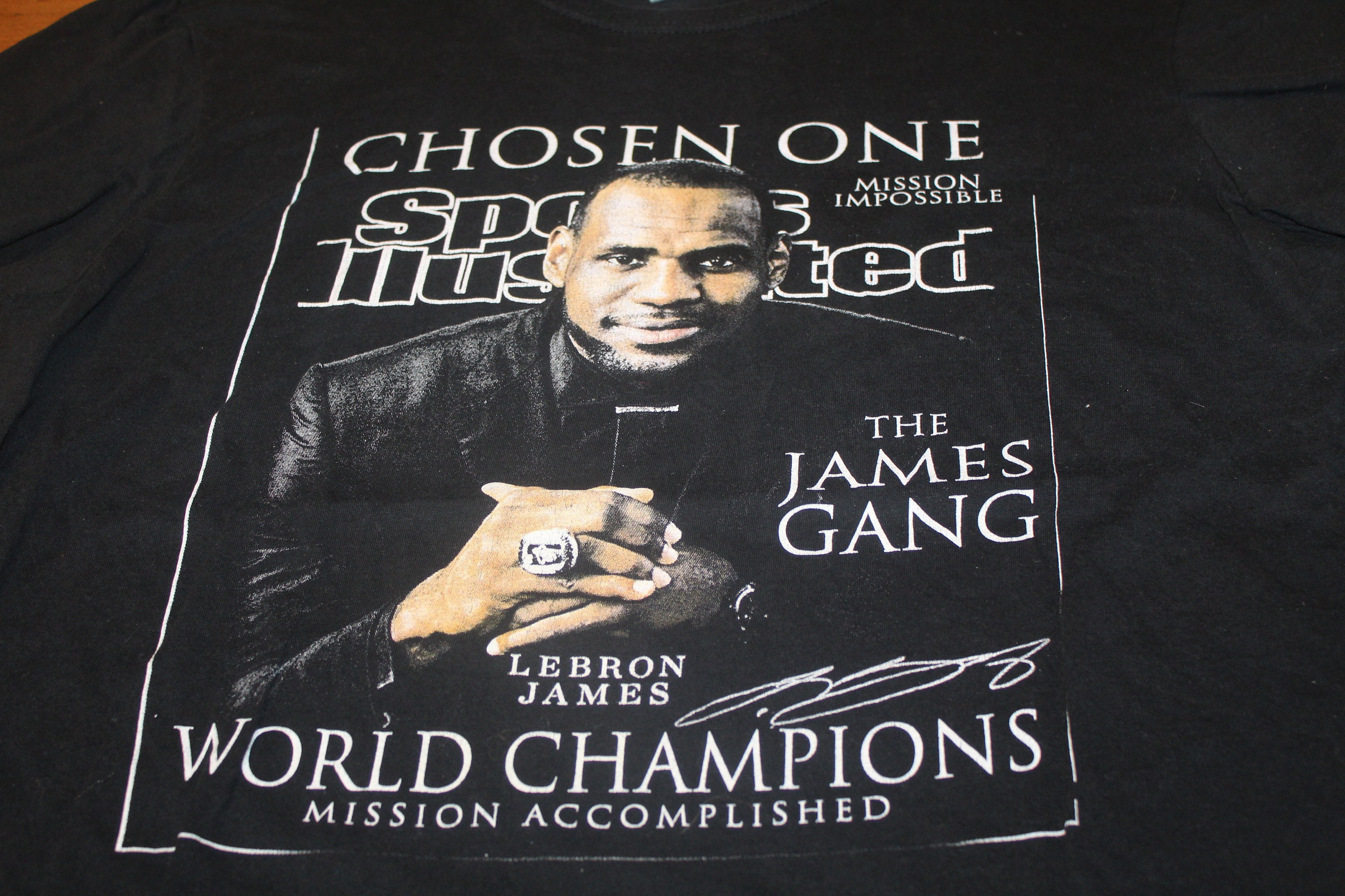 Bootleg Lebron James Champions T Shirt 