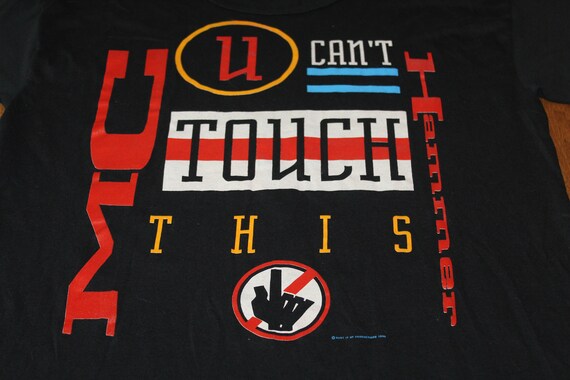 Vintage Rap Tee - MC Hammer 1990 U Can't Touch This World Tour