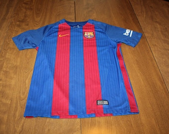 FC Barcelona Soccer Football Jersey - Youth L - Nike