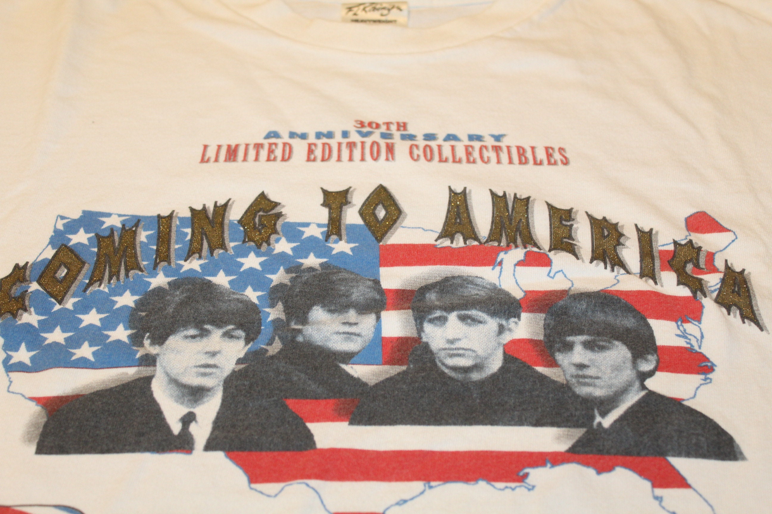 Vintage the Beatles 30th Anniversary Coming to America T Shirt - Etsy