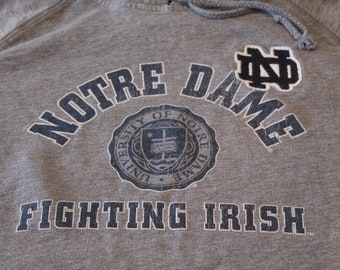 Vintage Notre Dame Fighting Irish Jan Sport Hoodie - Large