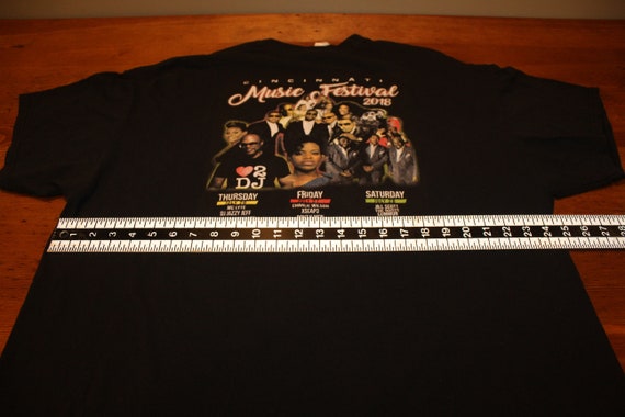 Cincinnati Jazz Music Festival Black T Shirt - XXL - image 6