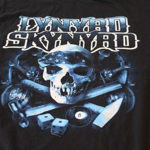 Winterland Lynyrd Skynyrd Graphic Print 2006 Band Music Black Shirt - Large