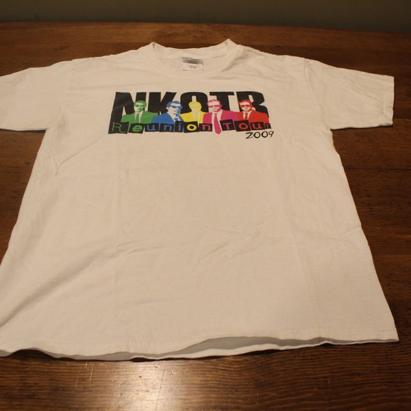 2009 New Kids on the Block NKOTB Tour Shirt - White - Medium