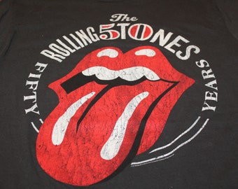 The ROLLING STONES 50 Years Tongue T-shirt - XL