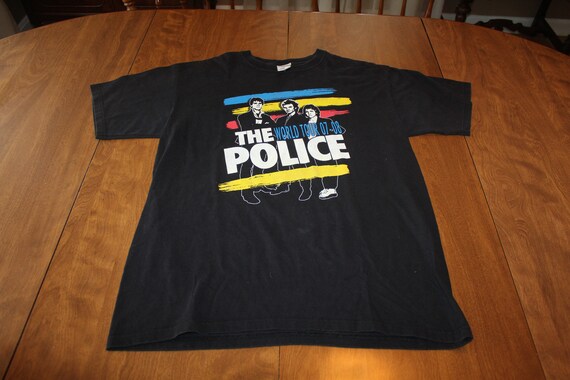 The Police World Tour T Shirt - Large - Etsy