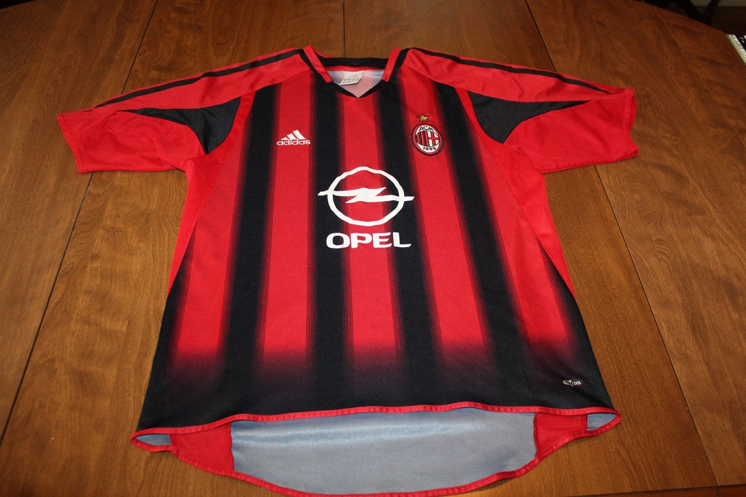 Adidas AC Milan Soccer Football Jersey - Medium - Etsy