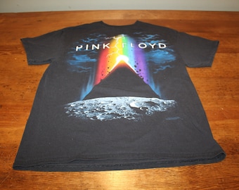 Pink Floyd Black T Shirt - Liquid Blue - Large