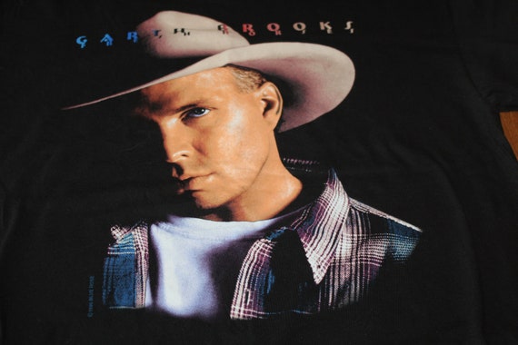 GARTH BROOKS black XL t shirt tour - Gem GARTH BROOKS black XL t shirt tour - Gem