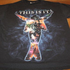 Vintage Michael Jackson This is It Movie Tour T-shirt Large - Etsy UK